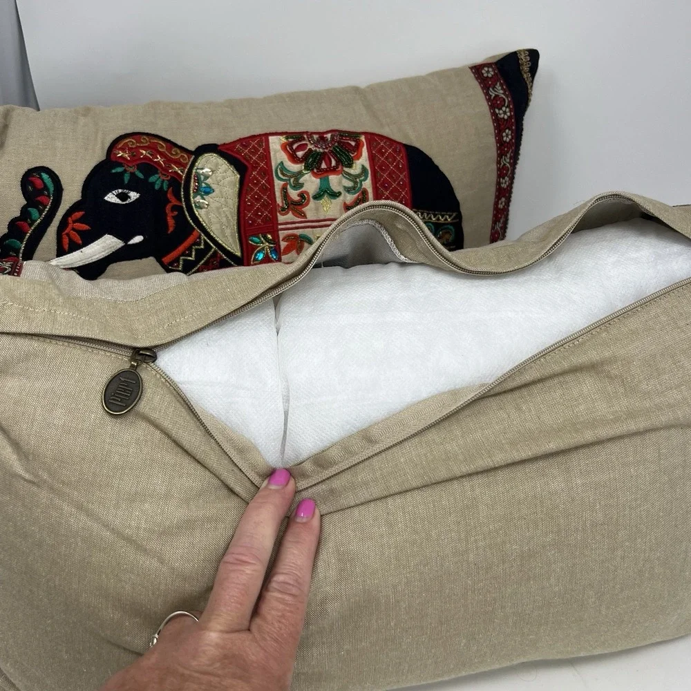 Pier 1 Elephant Throw Pillows 19